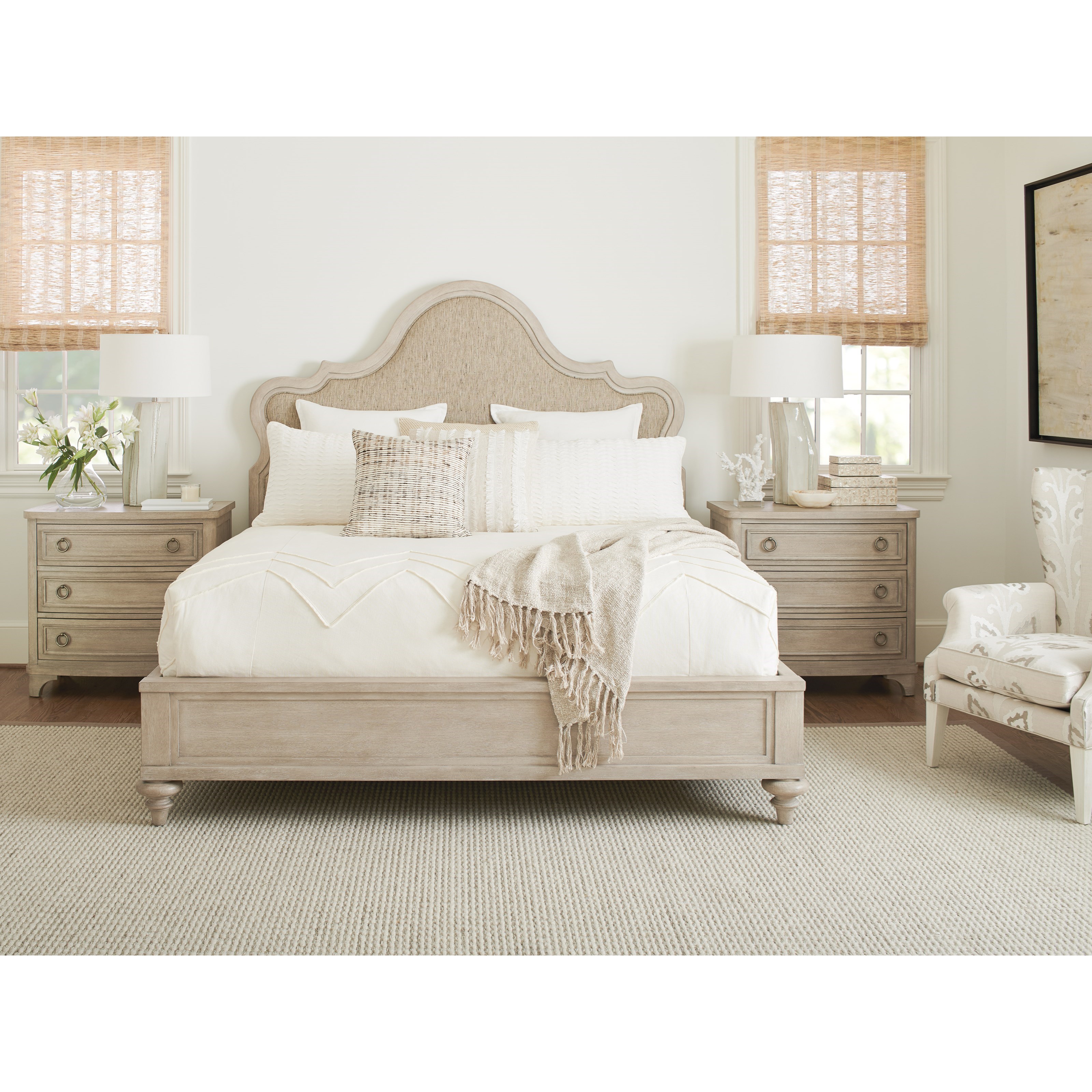 Barclay Butera Malibu 926 Q Bedroom Group 1 Queen Bedroom Group Baer